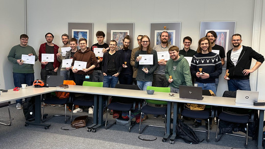 Foto: Gewinner*innen Advent of Code 2024