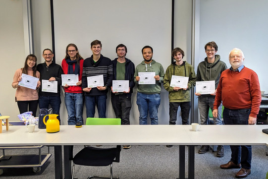 Foto: Gewinner*innen Advent of Code 2023